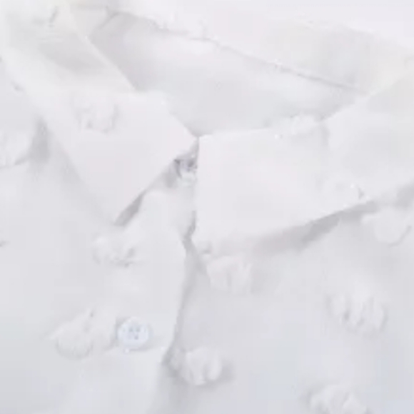 ♥️New boutique button ruffle dot tank - Picture 13 of 17